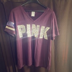 Victoria’s Secret Pink Bedazzled Shirt